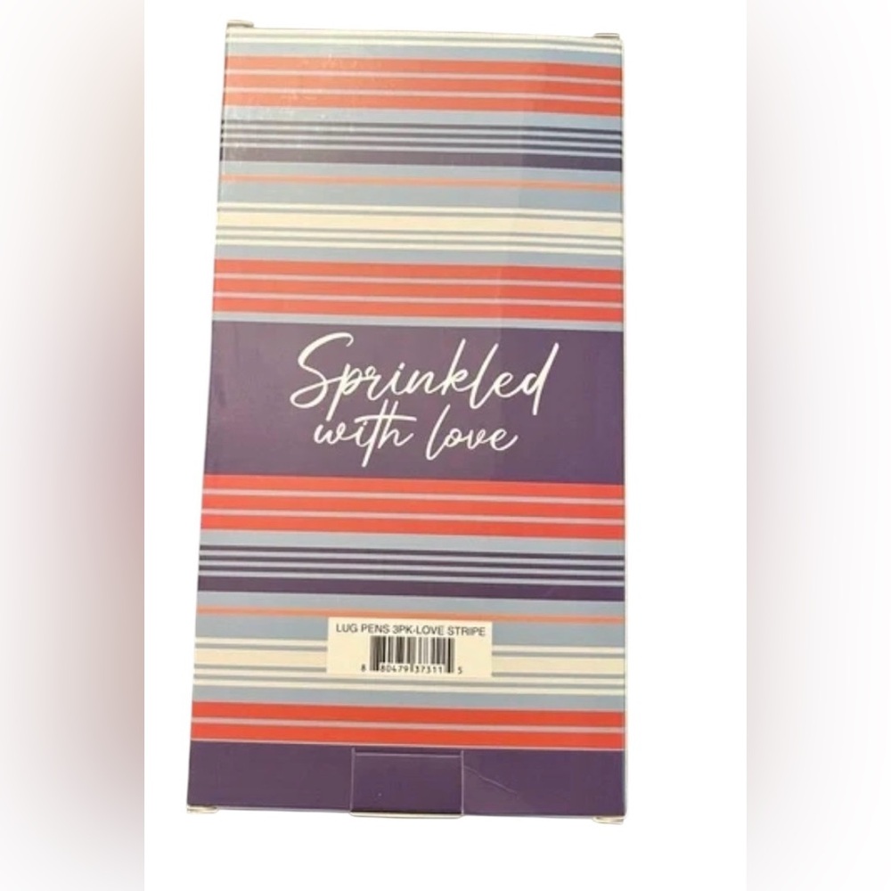 LUG PENS 3PK LOVE STRIPE - Picture 2 of 2